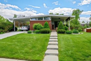 mid-century modern home for sale Denver