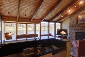 modern home on lake Colorado