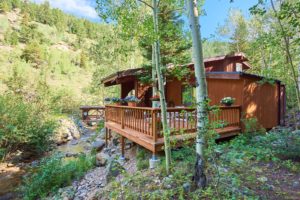 creek side home Colorado